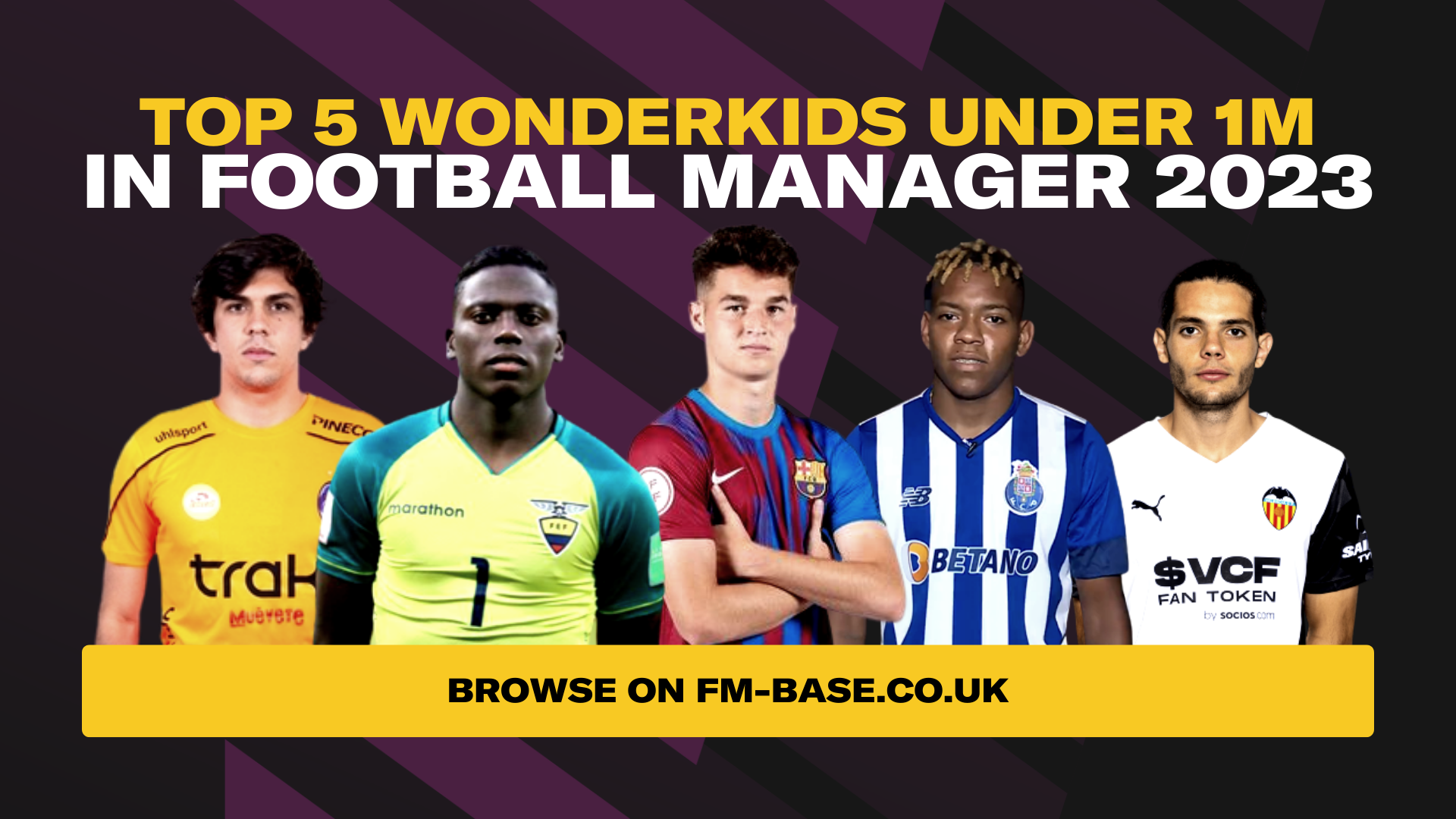 Top 5 Football Manager 2023 Wonderkids Under 1M